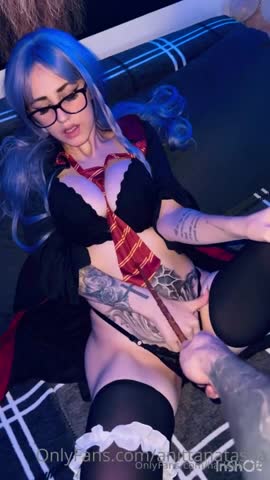 Harley Benz Receives CIM After Sex - Big Boobs, Blowjob, Sex, Cosplay, American, Tattoos, Glasses, Stockings, Lingerie, Clit Rubbing, Moaning, Fingering, Oral Sex, Doggy Style, Backshots, Shaved Pussy, Navel Piercing, Missionary, Cum, Cum I