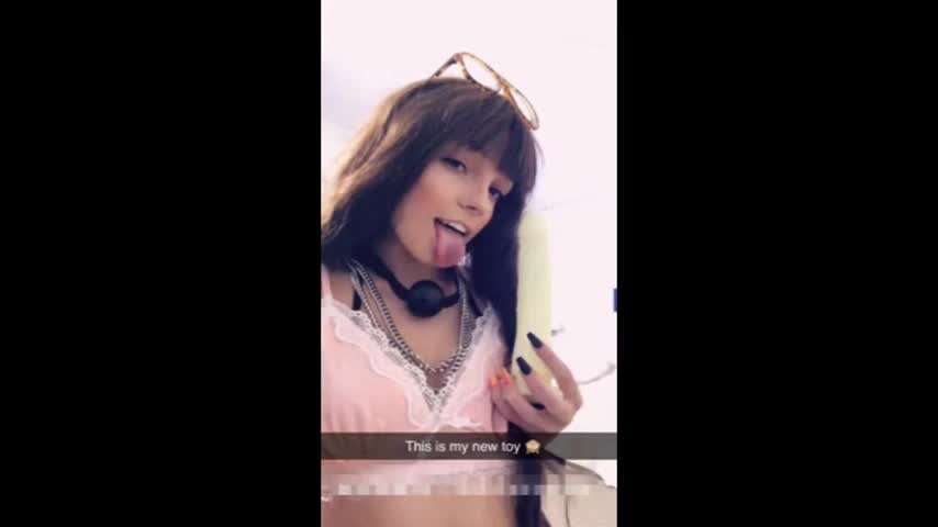Peachtot Nude Dildo Masturbation Snapchat