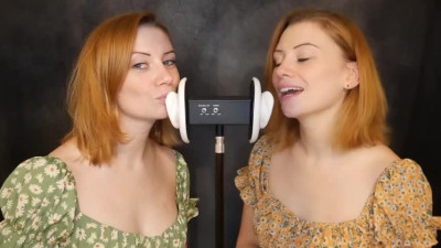 Jodie Marie ASMR Twin Ear Licking Patreon - ASMR Porn Video & Massage XXX | Fullthot