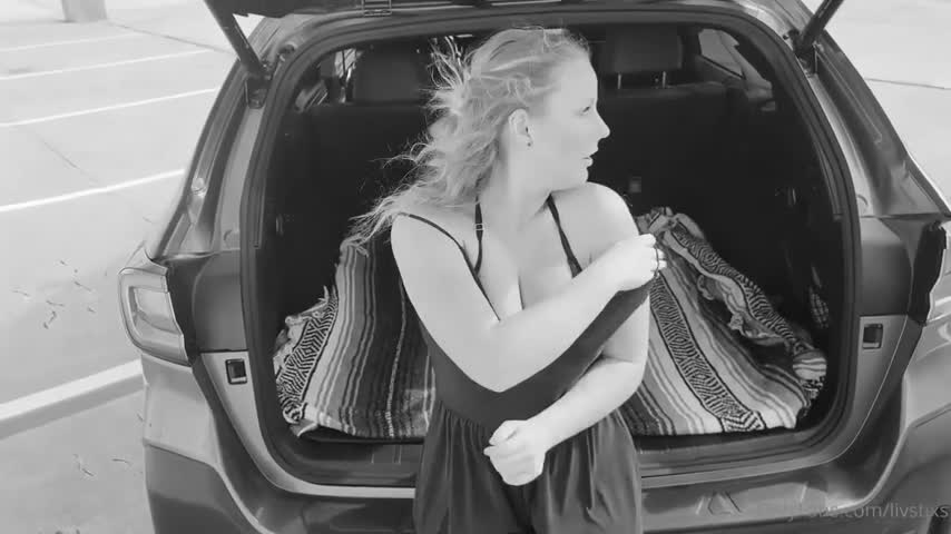 Livstixs In Black Lingerie Strips Naked