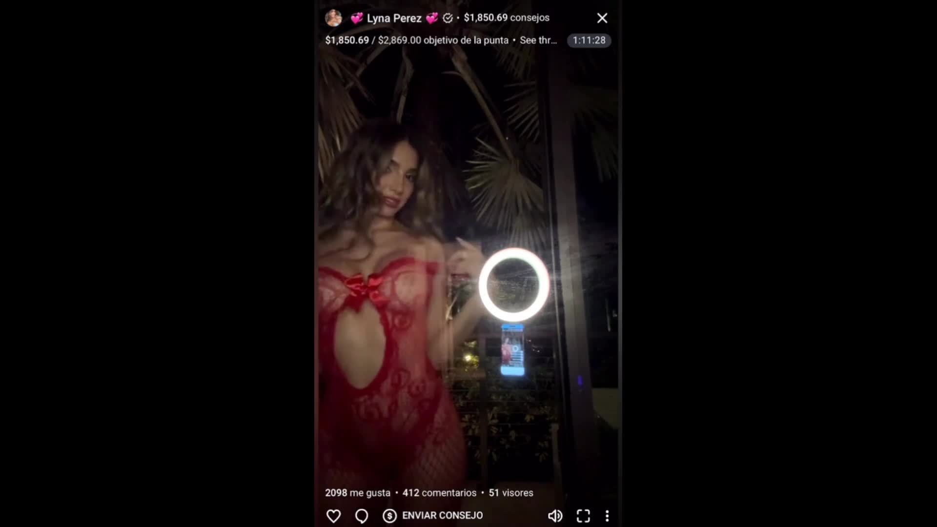 Lyna Perez Topless Window Flashing Boobs