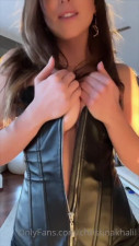 Christina Khalil Black Corset Strip Tease - ASMR Porn Video & Massage XXX | Fullthot