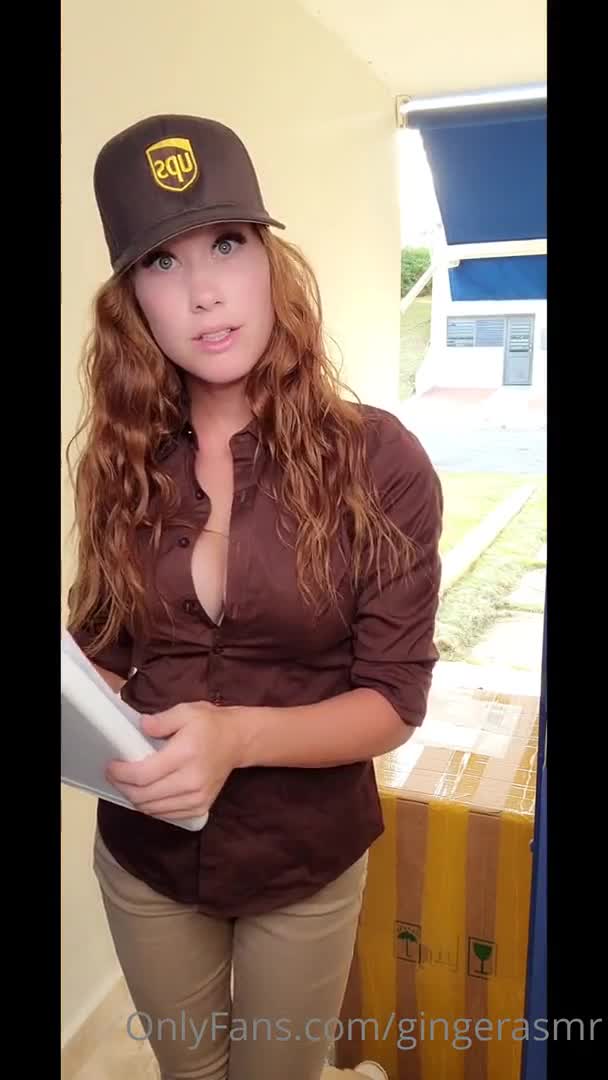 Ginger Asmr Nude Delivery Girl Sucking