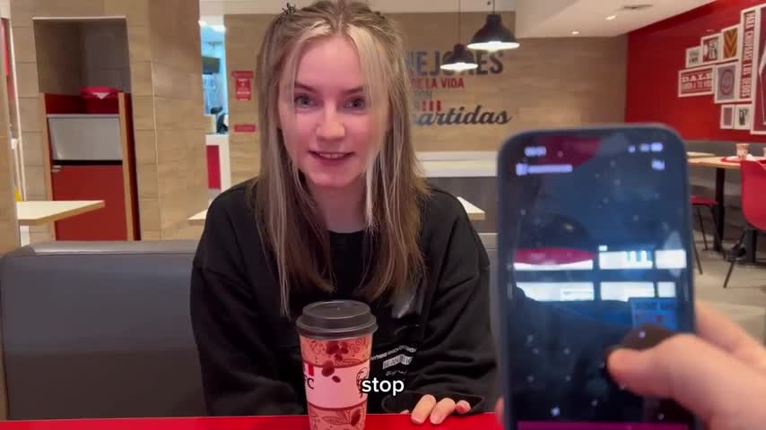 Devdaria In Kfc Makes Me Cum Blowjob