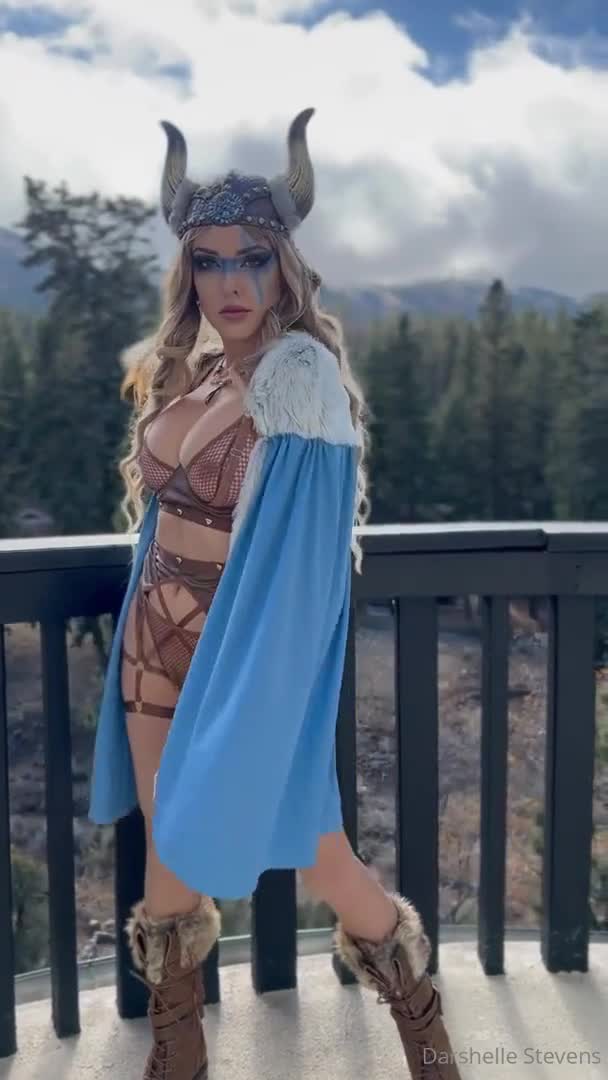Darshelle Stevens Viking Cosplay Sex Tapesss
