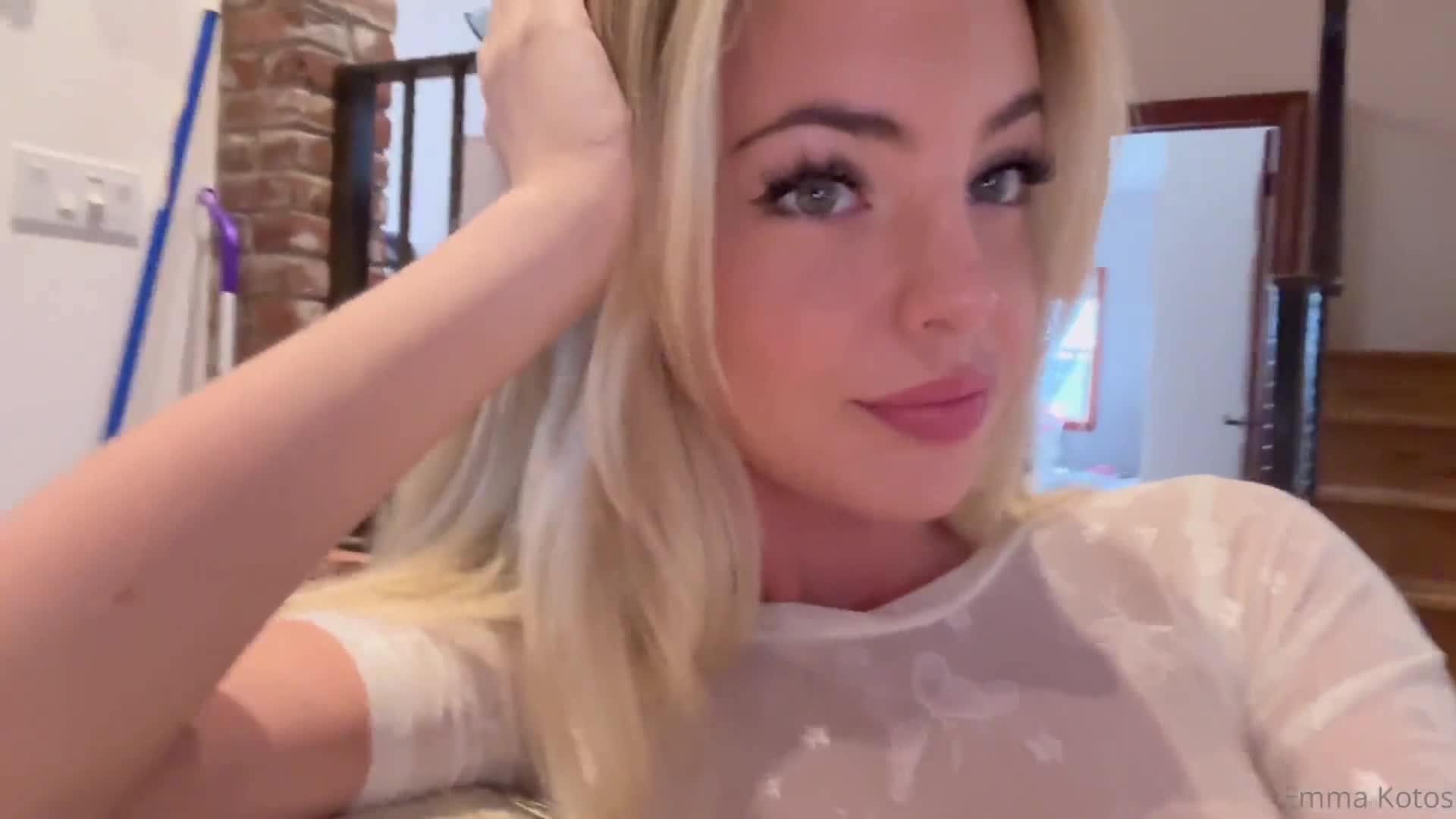 Emma Kotos See Through No Panties PPV