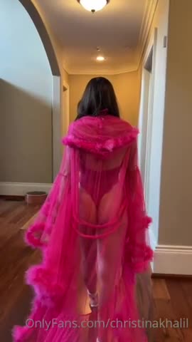 Christina Khalil See Through Pink Lingerie