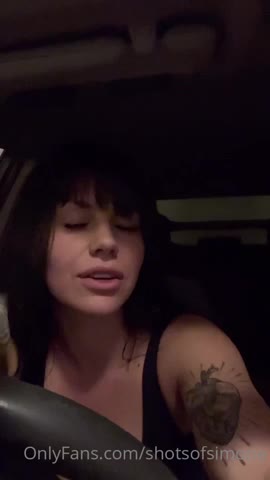 Simone ASMR Nude Car Masturbationss