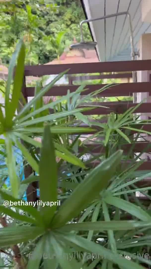 Bethany Lily Naked Outdoor Shower