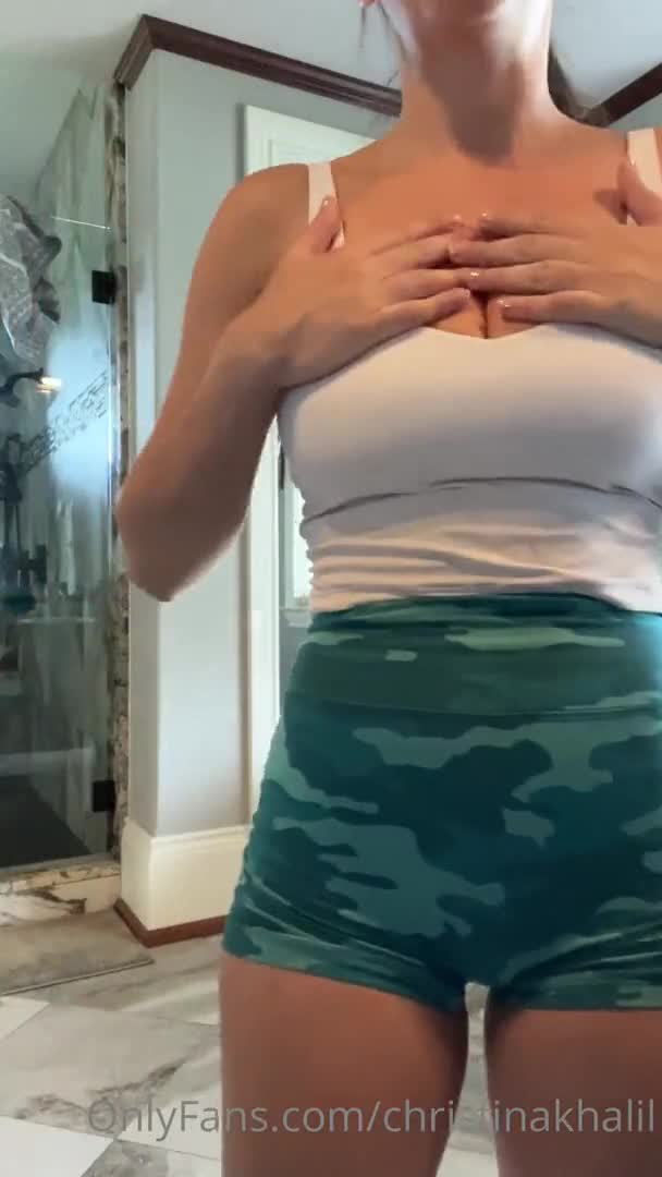 Christina Khalil Naked After Gym