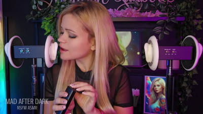Binaural double mic cock sucking sounds