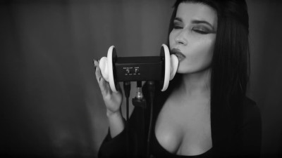 Lerka ASMRka - Halloween ASMR Morticia Addams | Ear licking - ASMR Porn Video & Massage XXX | Fullthot