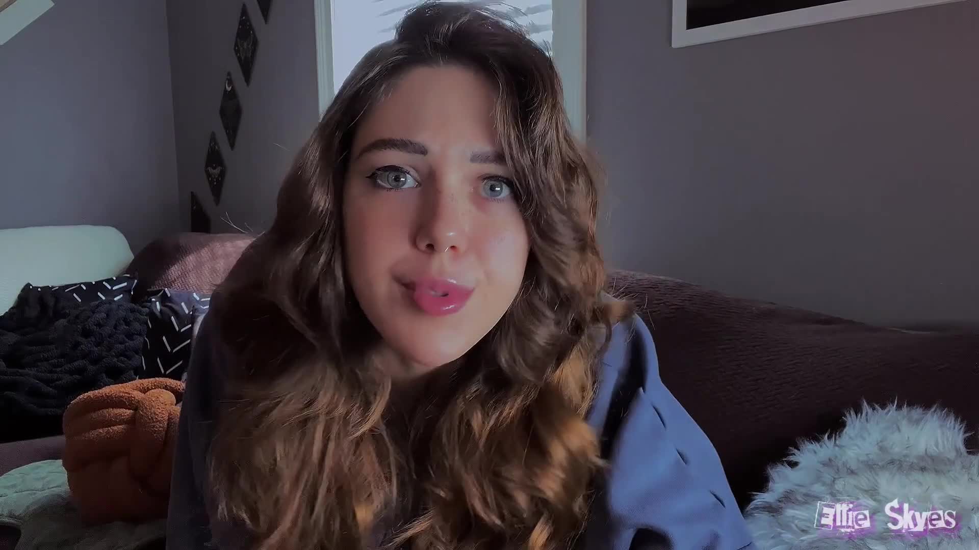 Ellie Skyes - Your Step-Sister The Cum Addict