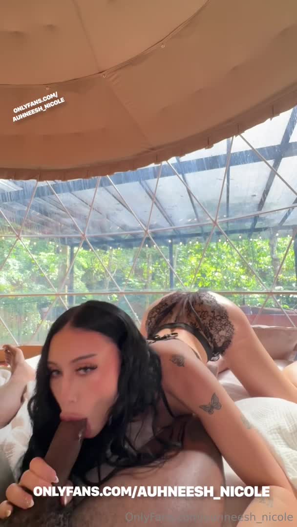 Auhneesh Nicole Gets Fucked Hard By A BBC - BBC - Blowjob - Sex - Sex Tape - Cum - Tattoos - Brunette - Fucked - BBC Blowjob - Playing The Flute