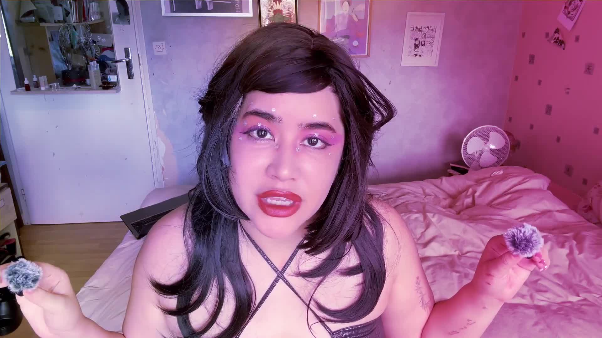 Elise Tran ASMR tits - Maddie Perez does your makeup (too hot for YT!)