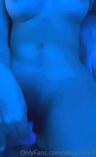 Alinaxrose Masturbates Under The Blue Lights - Masturbation - Solo - Sex Toy - Boobs - HD - Sex Doll - Solo Dildo - Finger Painting - Pretty Pistachio - Neon - ASMR Porn Video & Massage XXX | Fullthot