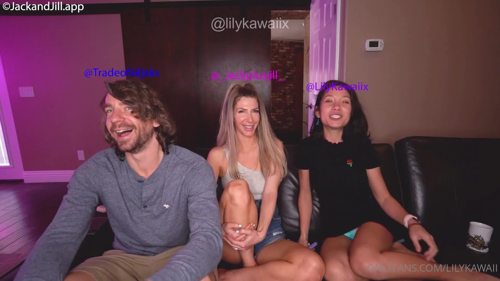 Lily Kawaii's Threesome With Jack And Jill Palmer - Threesome - BDSM - Masturbation - American - Brunette Threesome - Blonde Threesome - POV Threesome - FFM Threesome - Blonde - Blonde Blowjob