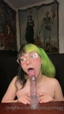 BigTittyGothEgg Sucks And Titfucks A Toy - Blowjob - Big Boobs - ASMR Porn Video & Massage XXX | Fullthot