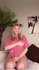 Cas Summer Rides A Dildo On The Couch - Masturbation - Blonde - Blonde Dildo - Blonde Masturbation - Hot Blonde - Natural Body - Natural Big Tits - Natural Tits - Beautiful - ASMR Porn Video & Massage XXX | Fullthot