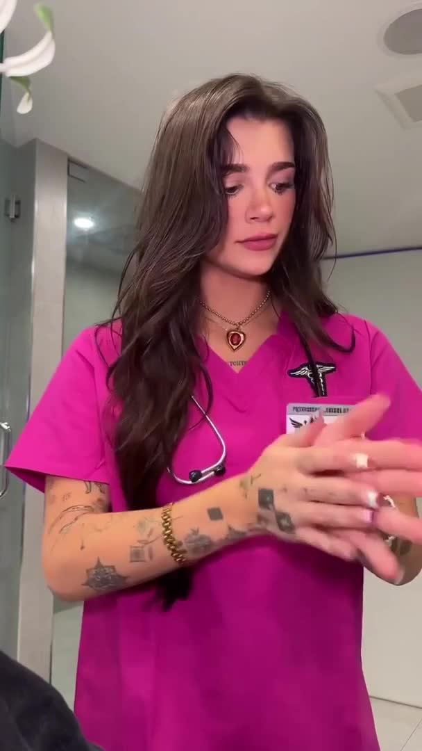 Ari Kytsya Rides Her Patient's Cock - Masturbation - Blowjob - Solo - Nurse - JOI - Handjob - Brunette - Tattoos - Solo Dildo - Brunette Blowjob
