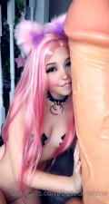 Belle Delphine Licking A Giant Dildo - Seduction - British - ASMR Porn Video & Massage XXX | Fullthot