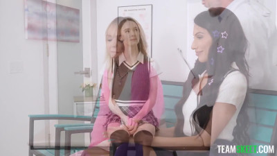 Hazel Moore, Lilly Bell & HimeXMarie Are Fucked In A Foursome By The Doctor - Blowjob - Sex - Teen - Foursome - Orgy - Big Ass - Big Ass Teen - Big Lips - Big Pussy - Big Boobs - ASMR Porn Video & Massage XXX | Fullthot