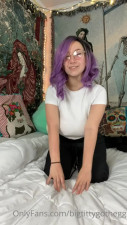 BigTittyGothEgg Strips Then Fingers Herself - Masturbation - Big Boobs - Goth Solo - ASMR Porn Video & Massage XXX | Fullthot