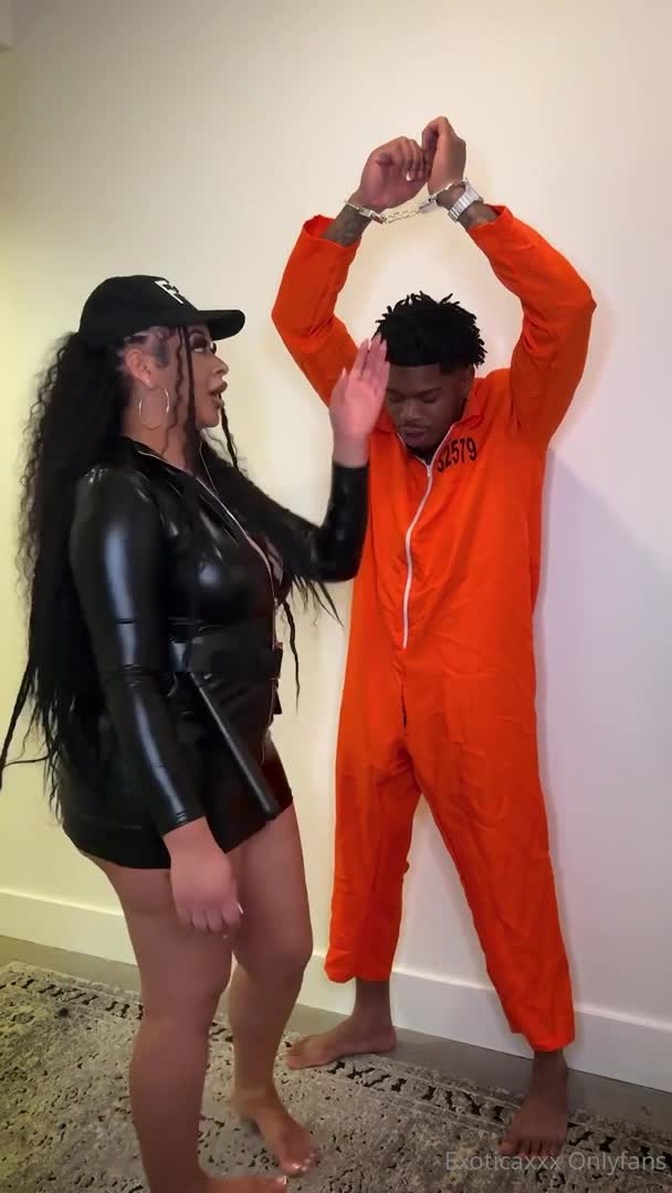 FBI Agent Exoticaxxx Fucks A BBC Inmate - Sex - Blowjob - BBC - Fucking - Cosplay - Roleplay - Condom - Big Ass - Cum - Missionary