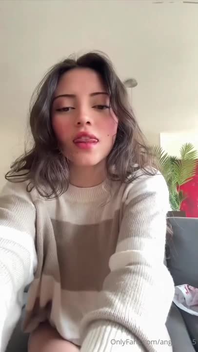 Angela_5_5 - Masturbates With Her Glass Dildo