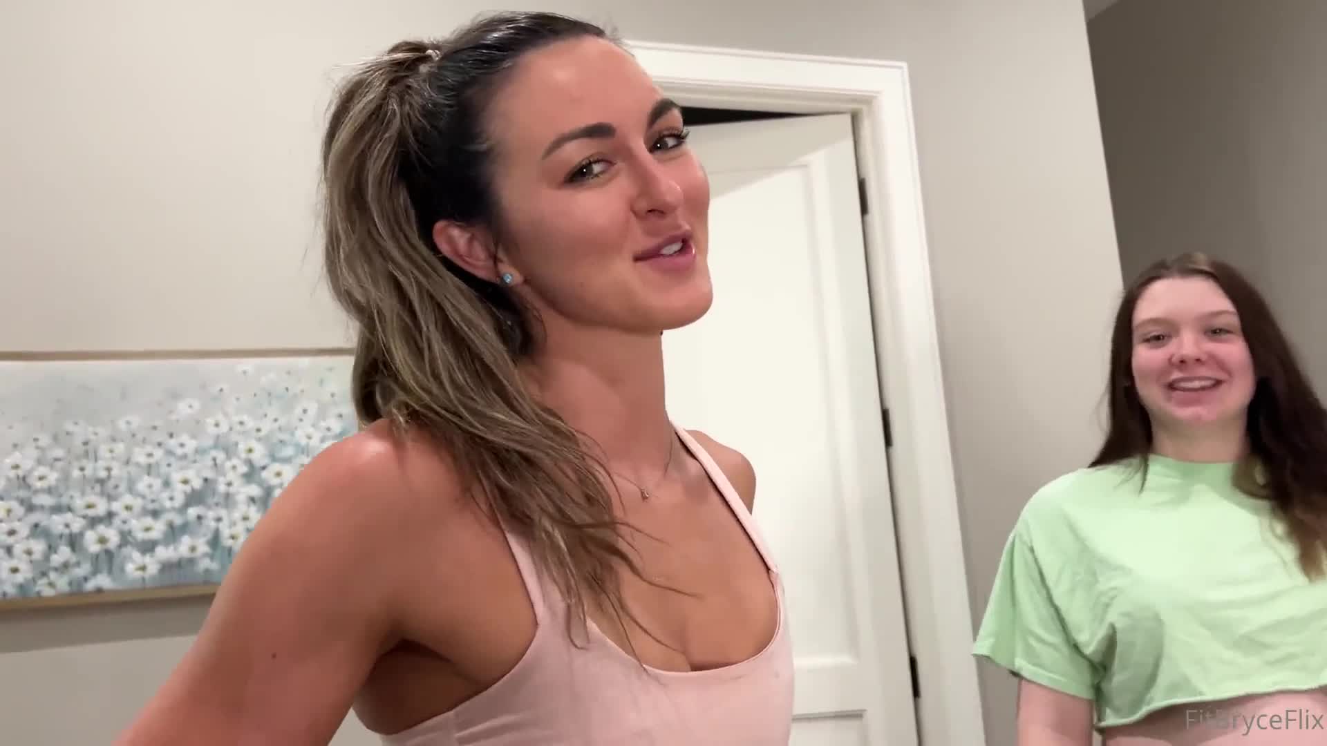 Bryce Adams Explores Threesome With SophieStClaire18 - Sex - Blowjob - Threesome - Lesbian - Pussy Licking - Cunnilingus - Pregnant - Doggy Style - Lesbian Orgasm - FFM Threesome