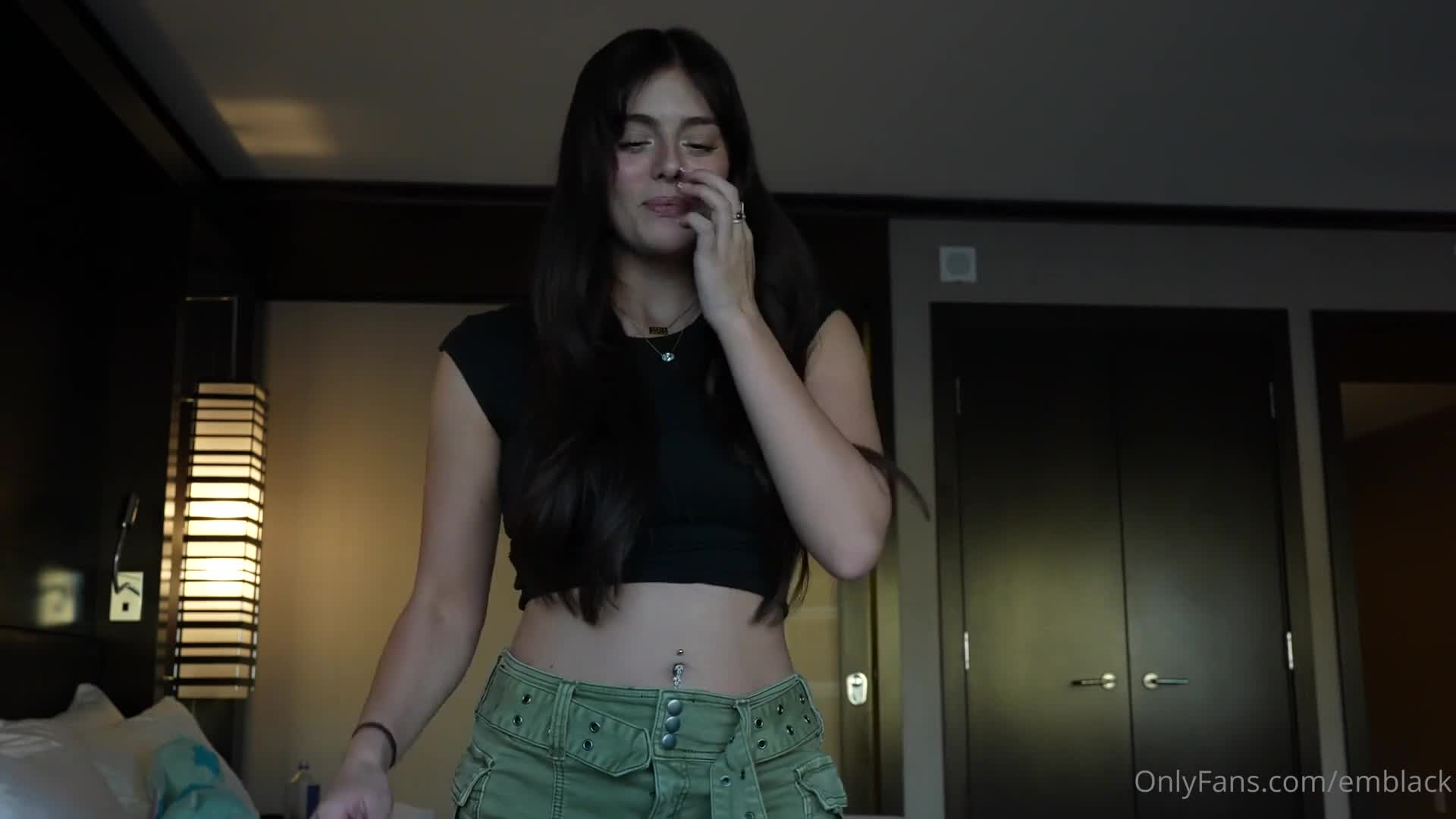 Emily Black Showing Off Her Underwear New - British - Underwear