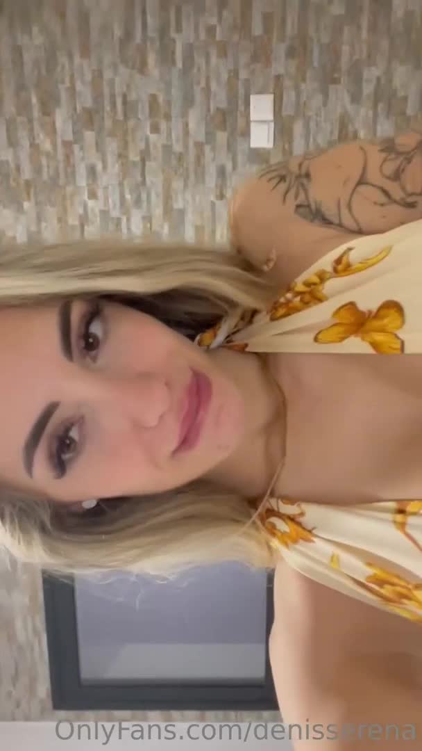 Denise Serena Strips Down And Licks Her Thong - Vertical Video - Tattoos - Latina - Naked Latina - Latina Pussy - Thong - Spanish - Hispanic - Stripping - Underwear
