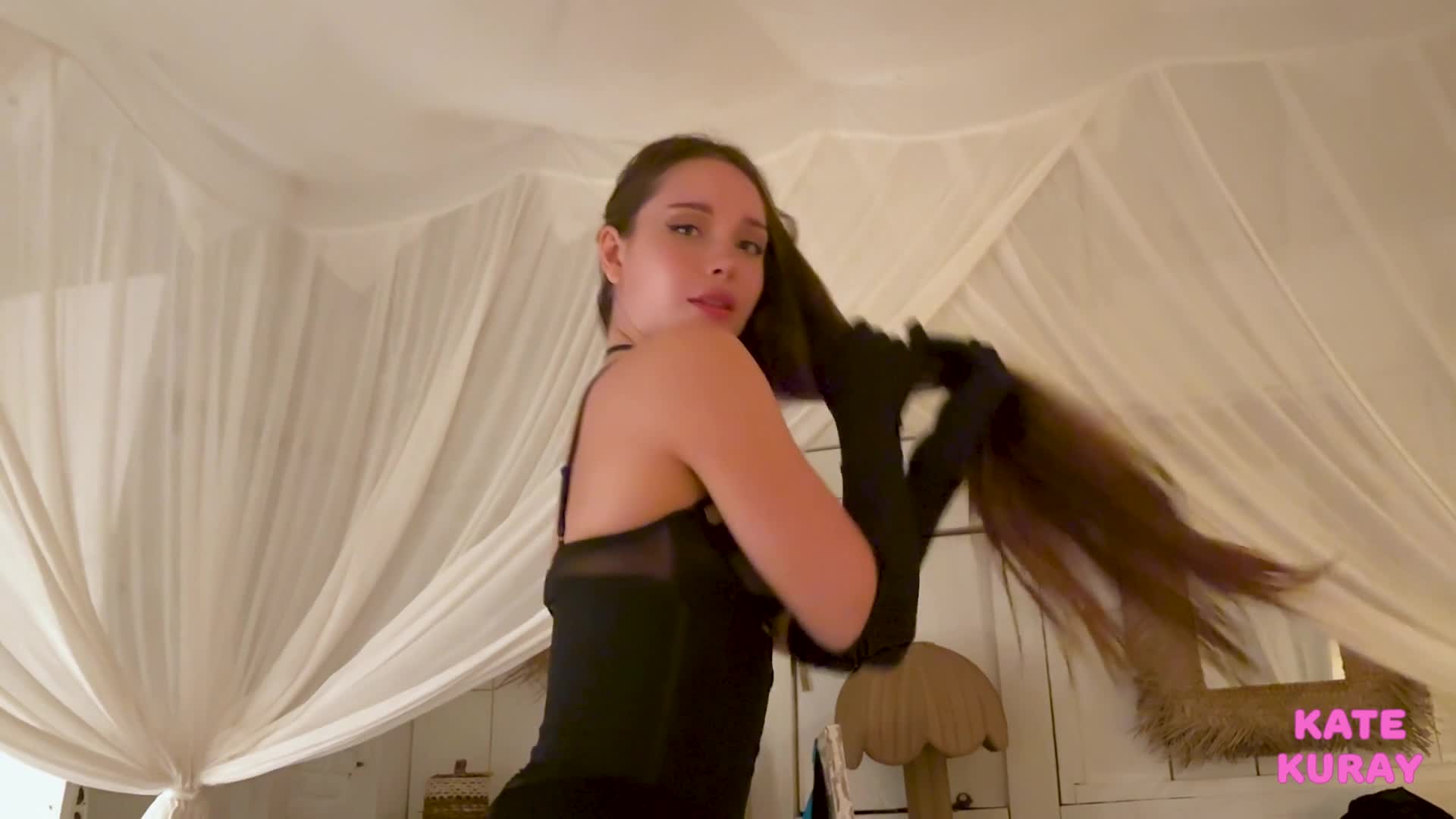 KateKuray In A Corset Gives A Hot BJ Before Bed - 4K - Blowjob - Deep Throat - Cumshot - Dick - Lingerie - Handjob - Cum - Czech - Corset