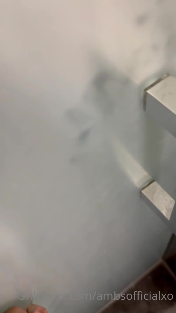 Ambsofficialxo Gets Seriously Fucked Under The Shower - Sex - Blowjob - Bubble Butt - Shower - Bathroom - Natural Big Tits - Doggy Style - Petite - Big Cock - Facial