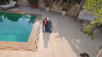 Comatozze Gets Banged After Yoga - Blowjob - Sex - Outdoor - Big Boobs - PAWG - Yoga - Poolside - Missionary - Cowgirl - Reverse Cowgirl - ASMR Porn Video & Massage XXX | Fullthot
