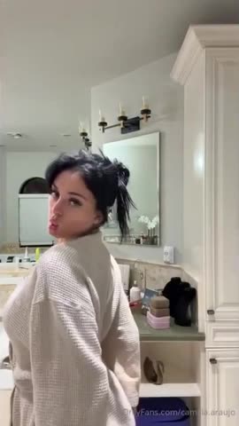 Camilla Araujo Masturbates In The Shower - Masturbation - Bath - Brunette - Fingering - Tanned - Dildo - Sex Toy - Shower - Boobs - Solo