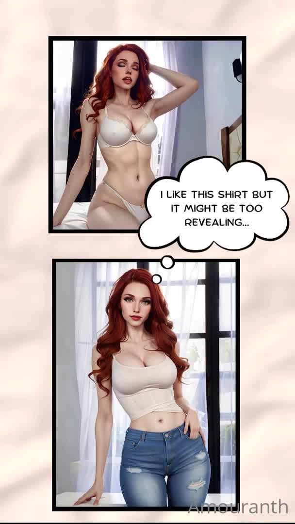 Comic Book Hoe Amouranth Gives A BJ And Gets Rammed In Doggy