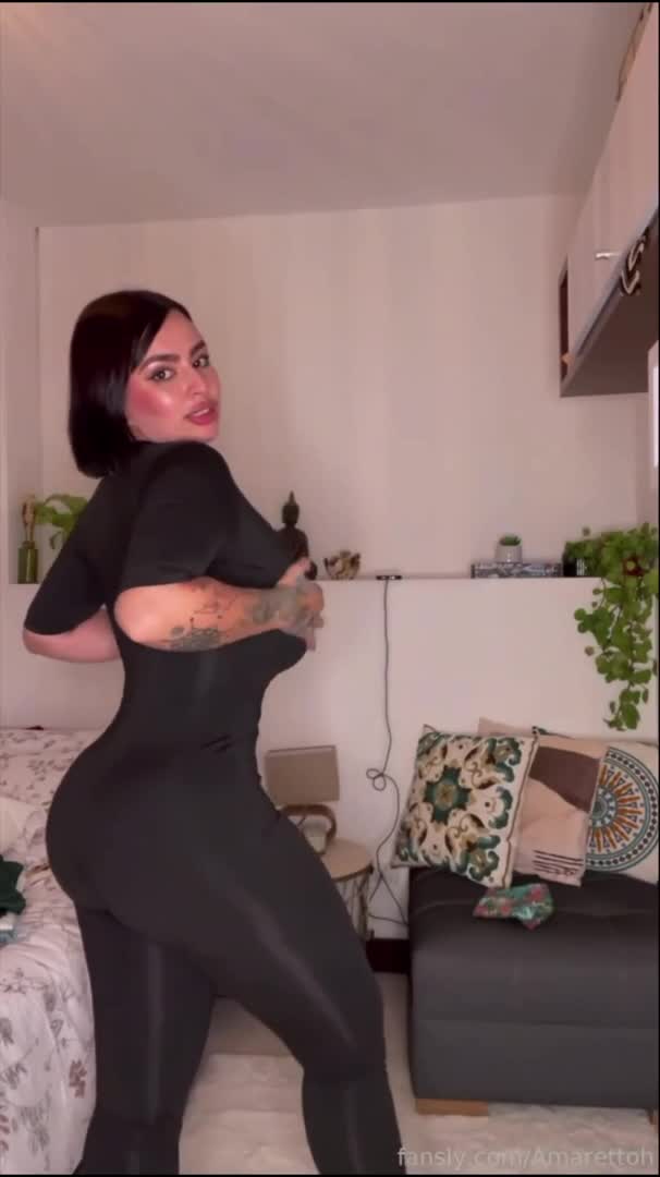 Amarettoh Strips And Shows Her Big Tits - Big Boobs - Striptease - Latina - Busty - Big Tits - Curvy - Natural Big Tits - Seduction - Stripping - Panties