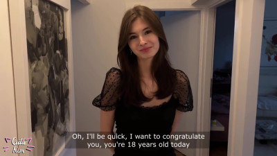 Cutie_Kim Gets Fucked On Her Birthday - Blowjob - Sex - Brunette - Russian - Braces - Teen - POV - Dildo - Dick Riding - Mirror Play - ASMR Porn Video & Massage XXX | Fullthot