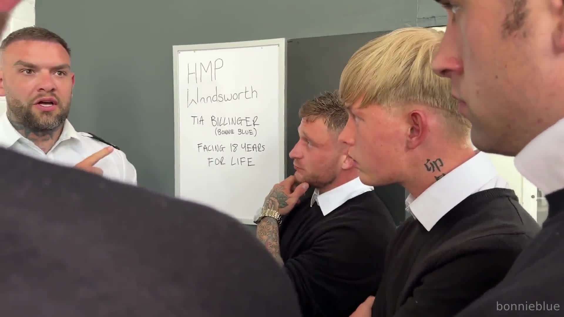 Bonnie Blue Gets Fucked In A Gang Bang By Some Guards - British - Australian
