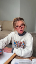 Bougie_Bb Roleplays As A Horny Tutor - Masturbation - Seduction - Striptease - Tutor - Glasses - Teen Glasses - Petite - Small Tits - Blonde - Young - ASMR Porn Video & Massage XXX | Fullthot