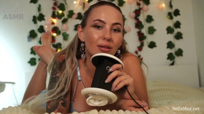 JOI slut whispers commands and licks binaural mic