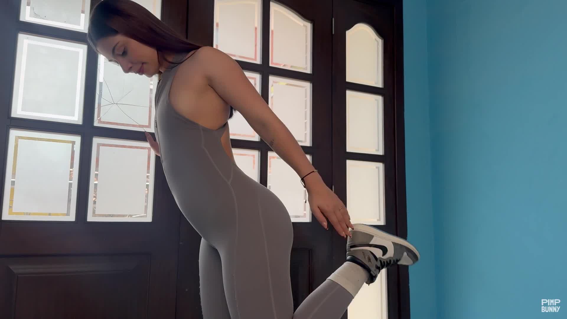 Her Boyfriend Is My Trophy - 4K - Feet - Fetish - Blowjob - Latina - Amateur - Roleplay - Lesbian - Femdom - Piss