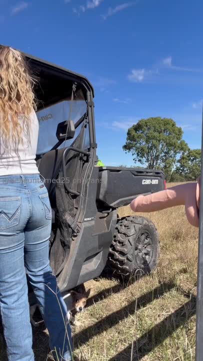 belle2525 - OUTDOOR FARM MASTURBATION WITH MASSIVE DILDO