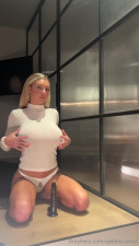 Gabbie Carter Rides On Her Black Dildo - Big Boobs - Masturbation - Seduction - Big Tits - Solo - Blonde - Dildo Riding - Dildo - Teasing - Solo Dildo - ASMR Porn Video & Massage XXX | Fullthot