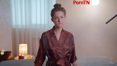 ASMR Massage - 29 April 2024 - Honey Massage by Anna to Solomia